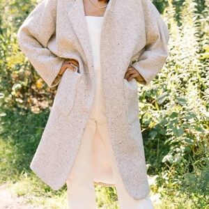 Horses Atelier Alchemical Coat - Sandstone Herringbone